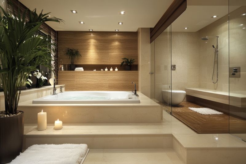 Spa-Style Corner Tub